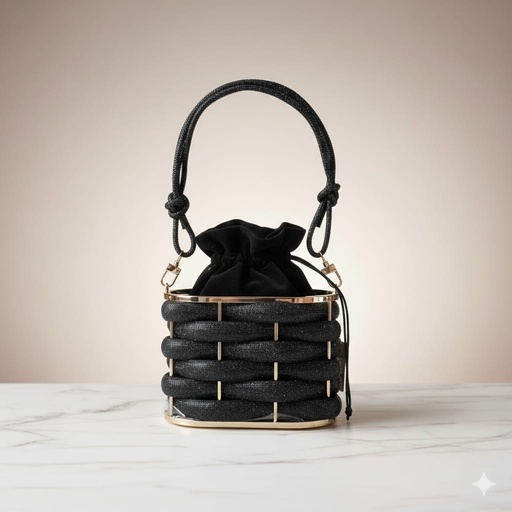 HPC6181 CARTERA GALA AGARRE NUDO NEGRO