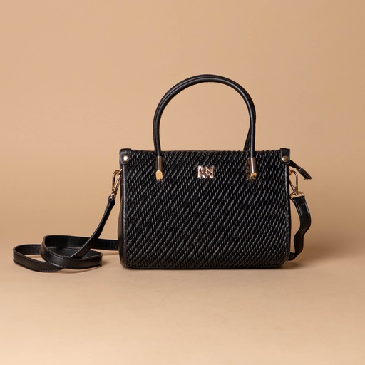 B2608 VIAMARTE CARTERA NEGRO NAPA 