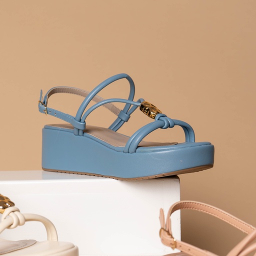 167025 Viamarte Sandalia Celeste Napa