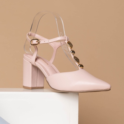 028031 VIAMARTE ZAPATO ROSA NAPA  