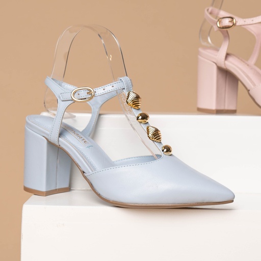028031 VIAMARTE ZAPATO CELESTE NAPA