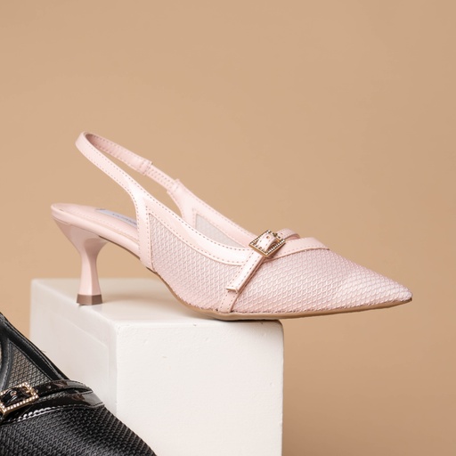 155021 VIAMARTE ZAPATO ROSA TELA