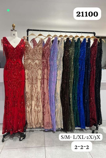 21100 SUBLIME VESTIDO GALA ROJO