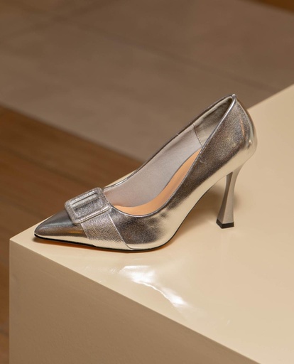 88791 PIERRE STILETTO PLATEADO METAL 