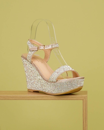 CHRISTY55 BLOSSOM SANDALIA DORADO ESCARCH. 