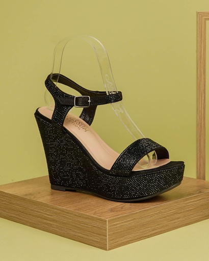 CHRISTY55 BLOSSOM SANDALIA NEGRO ESCARCH. 