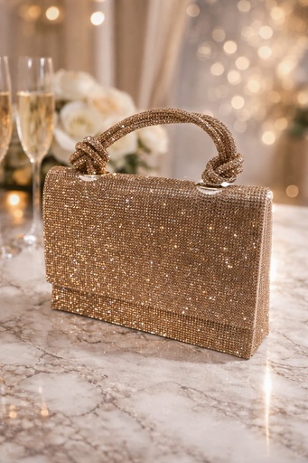 HBG104846 CARTERA GALA ORO ROSA