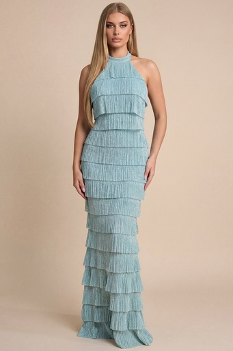 MF22521 MANIJU VESTIDO LARGO MENTA