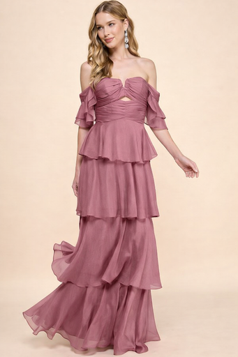 MM2898 MANIJU VESTIDO LARGO MAUVE