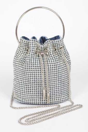 HPC5809 CARTERA GALA DIAMANTES PLATA