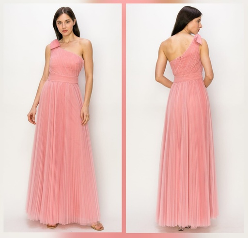 2823 MINUET VESTIDO LARGO DURAZNO