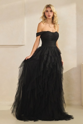 5507 ILY FROM VESTIDO TUL NEGRO