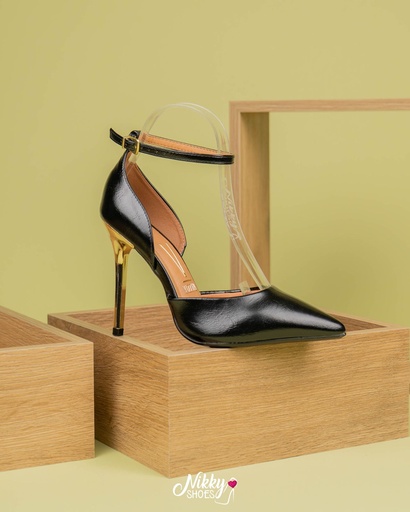 1421.216 VIZZANO STILETTO NEGRO NAPA BOX